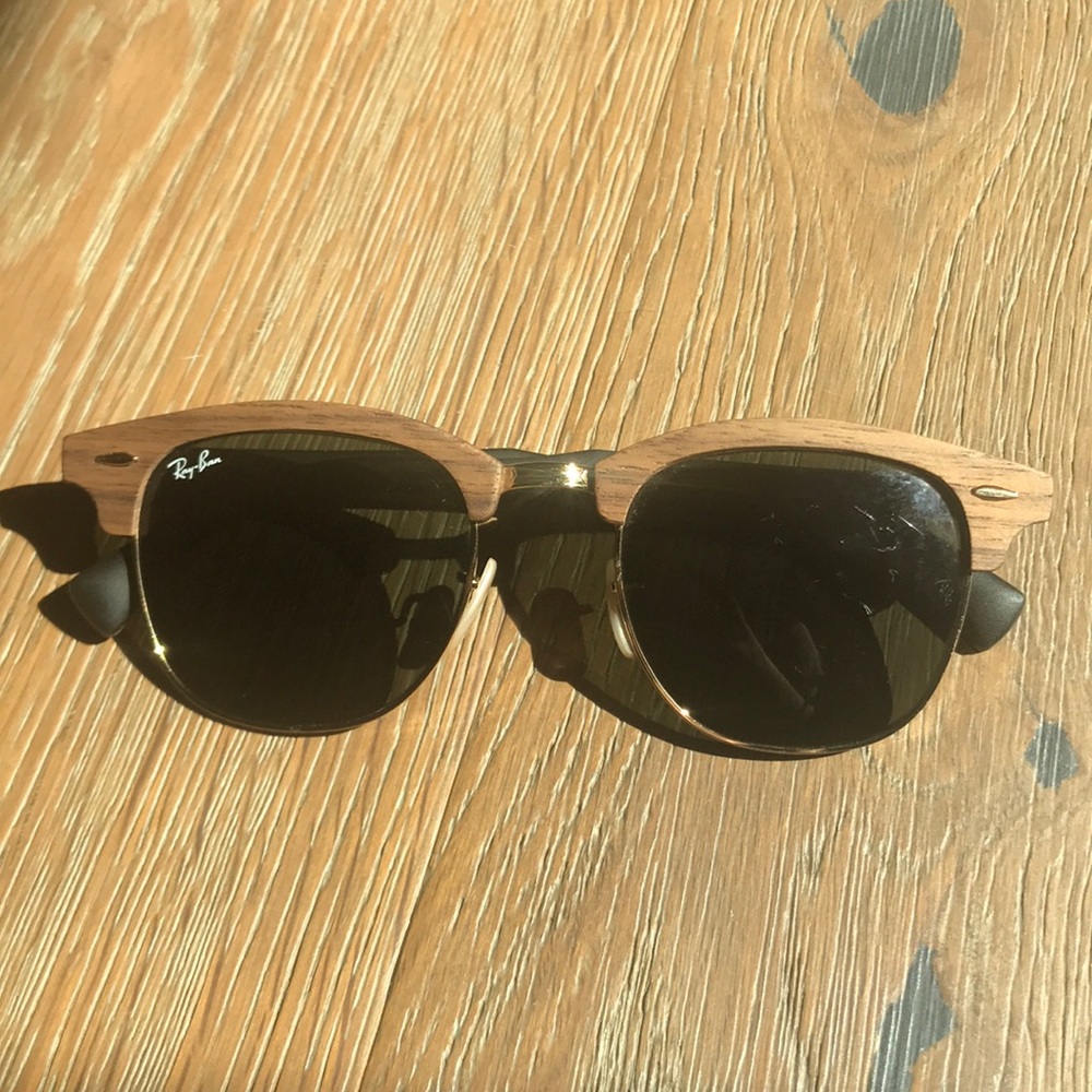 Ray ban Wood frame club masters